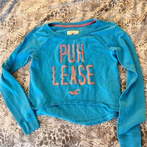 Y2K Hollister Turquoise Sweatshirt